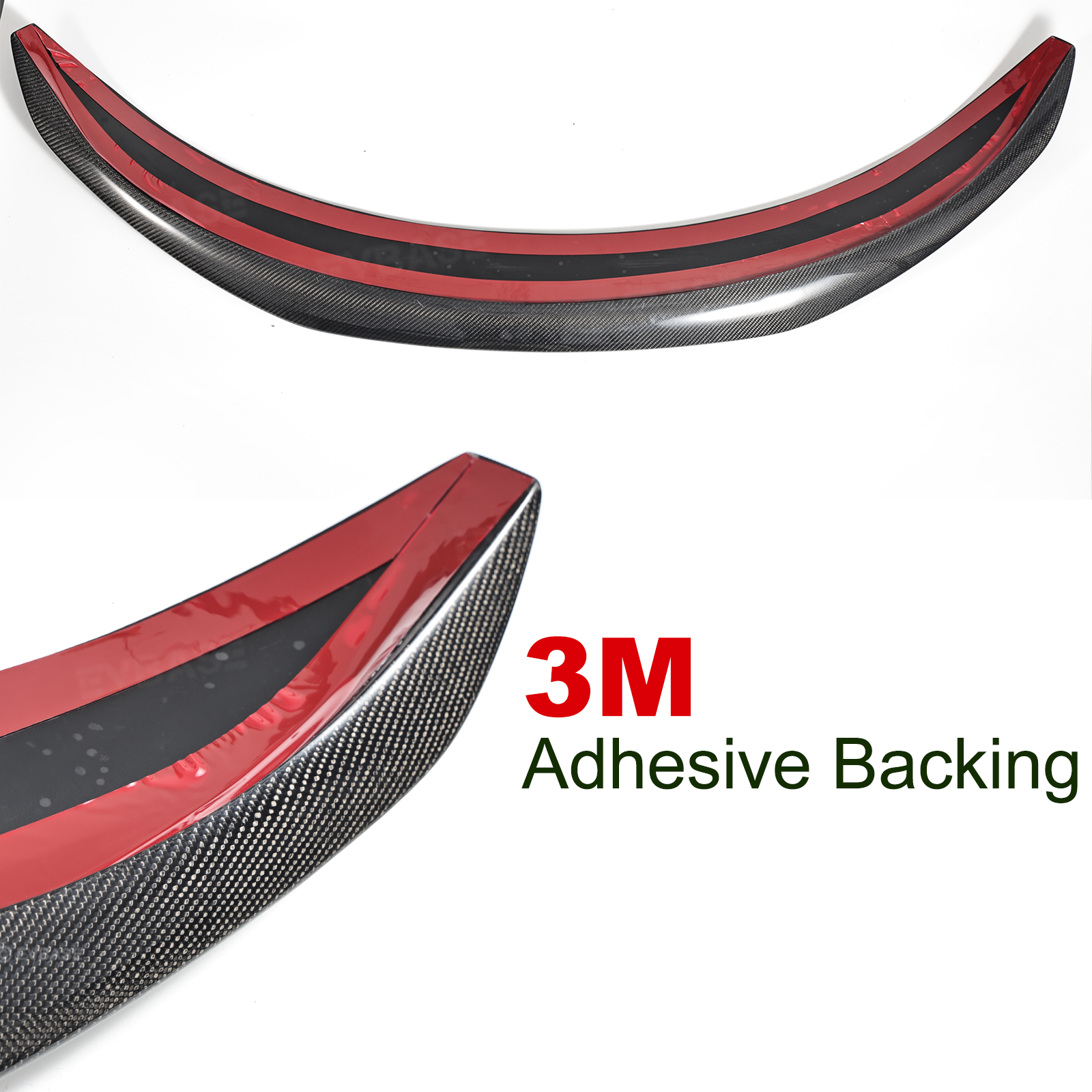 Model Y Juniper V-Style Rear Spoiler Flexible Urethane Carbon Fiber Rear Trunk Lip Spoiler for Tesla