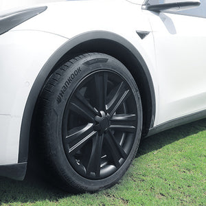 Tesla Model Y S Hub Cap Wheel Rim Cover Protector 19 Inch Matte Replacement Wheel Cover Hubcap Kit 4PCS