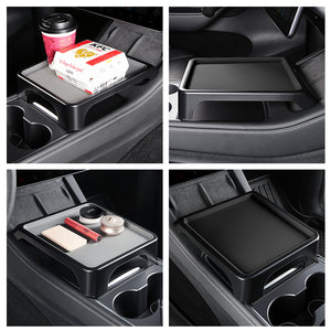 EVbase Tesla Eating Desk Table Center Console Tray For Model 3 Model Y （2018~2023）