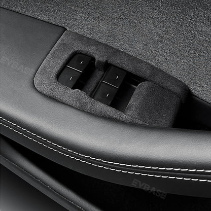 Model 3 Highland Alcantara Window Lift Switch Button Cover Left Hand Drive Panel Trim Sticker for Tesla