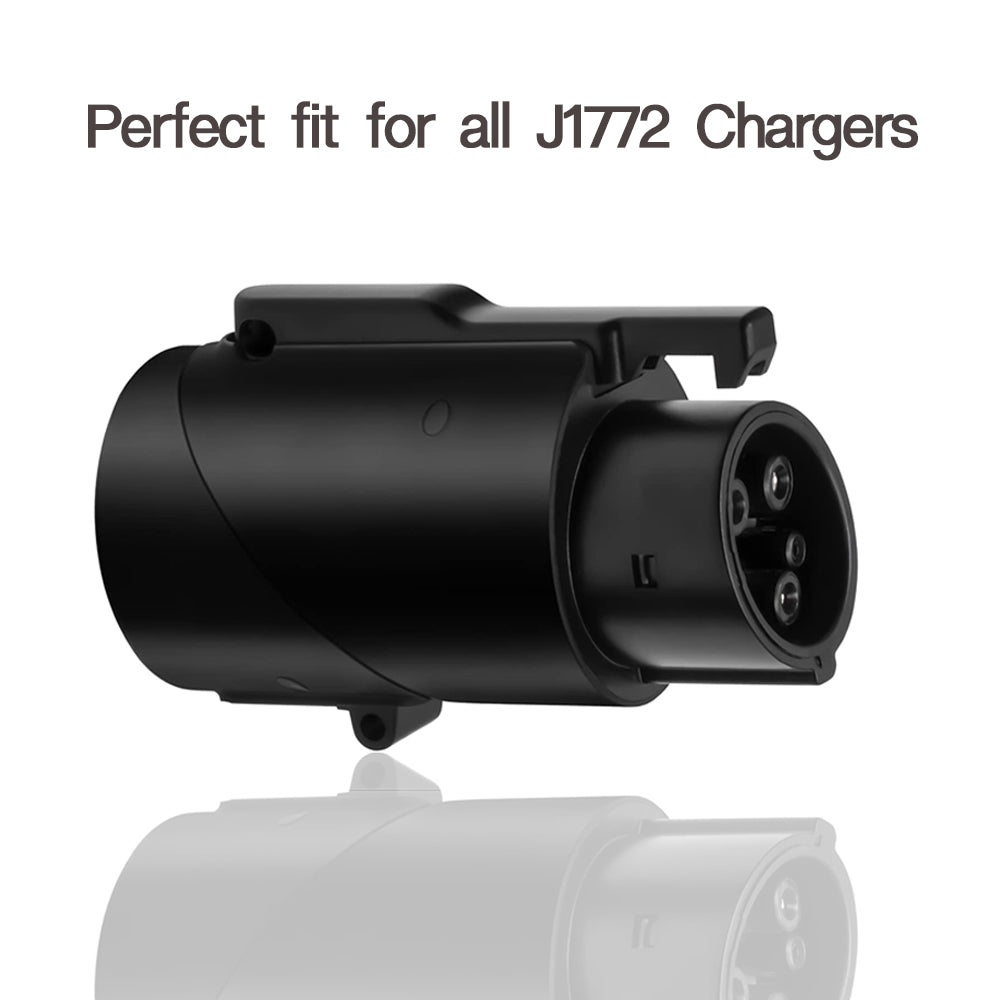 EVBASE Tesla to J1772 Charging Adapter 80A MAX/240VAC Compatible with -  EVBASE-Premium EV&Tesla Accessories