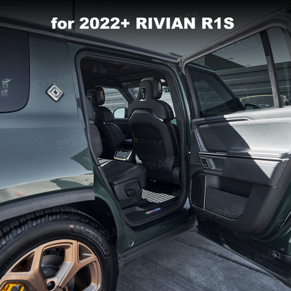 Illuminated Door Sill Replacement for Rivian R1S/ R1T LED Door Sill Light Scuff Plate