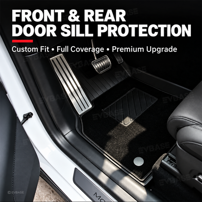 Model Y L Door Sill Protector Front & Rear Anti-Scratch Door Sill Guards TPE Door Entry Protective Covers
