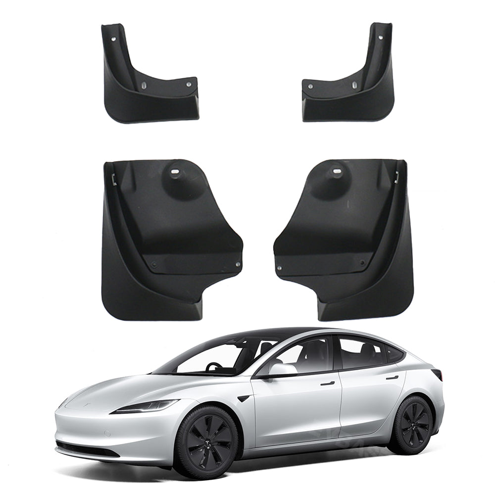 Model 3 Highland OEM Mud Flaps Splash Guards Mudguards Fender 4PCS for Tesla