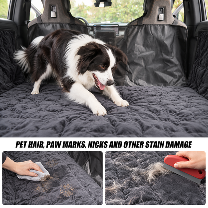 Pet Mat Liner Rear Seat Cargo Cover for Rvian R2 Waterproof Dog Seat Hammock with Mesh Window