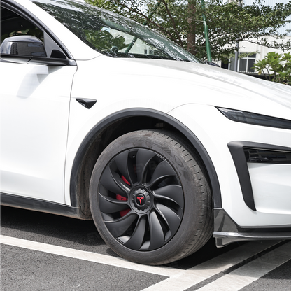 Model Y Juniper 19 inch Wheel Covers Überturbine Style Matte Hubcaps for Tesla Crossflow Wheels