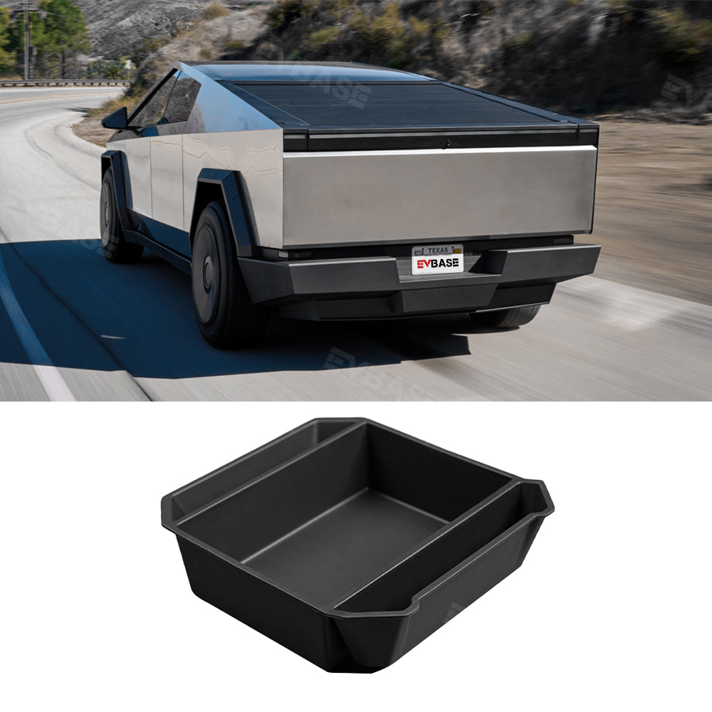 thumbnail image 2 of Center Console Organizer For Tesla Cybertruck 2024-2025 – Double Layer Armrest Storage Tray, Interior Accessory 2 of 12