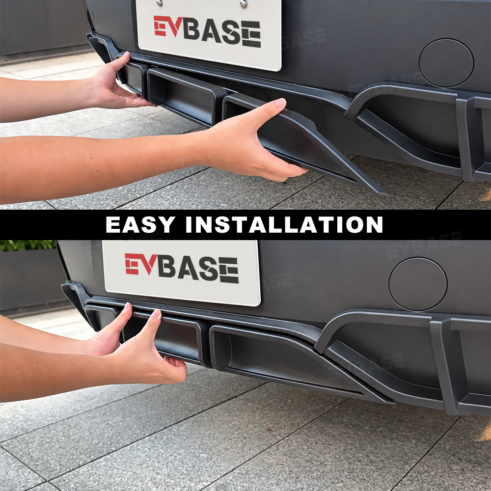 Model Y Juniper Rear Diffuser 2.0 ABS Sporty Style Lower Bumper Lip