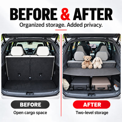 Model Y L Trunk Retractable Cargo Cover Luggage Cargo Privacy Shield Parcel Shelf