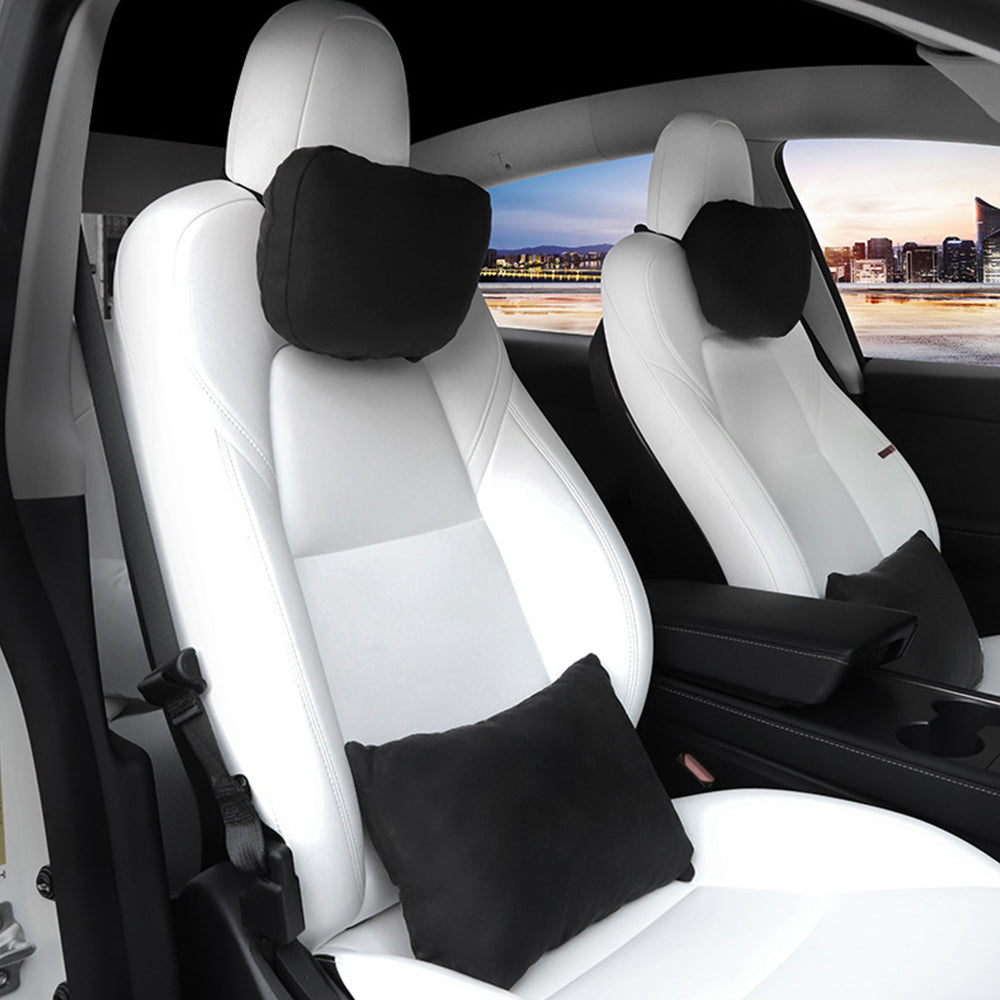 Model Y Seat Headrest Pillow Neck Lumbar Support Pillow Cushion Genuine for Tesla