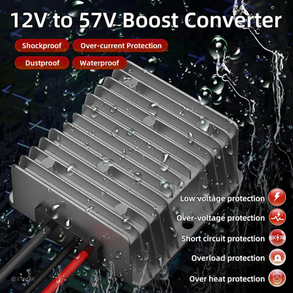 Starlink Gen 3 Power Cord 12V/24V to 57V 4.5A Converter for Starlink Gen 3 Router 12V (10-36V) Step-Up Power Adapter DC Male Plug Cable