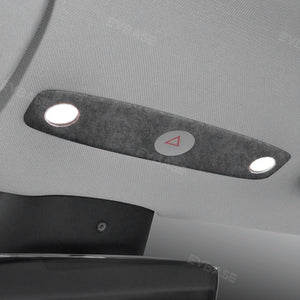 EVBASE Tesla Model 3 Highland Alcantara Reading Light Cover Sticker Dome Lamp Trim Panel