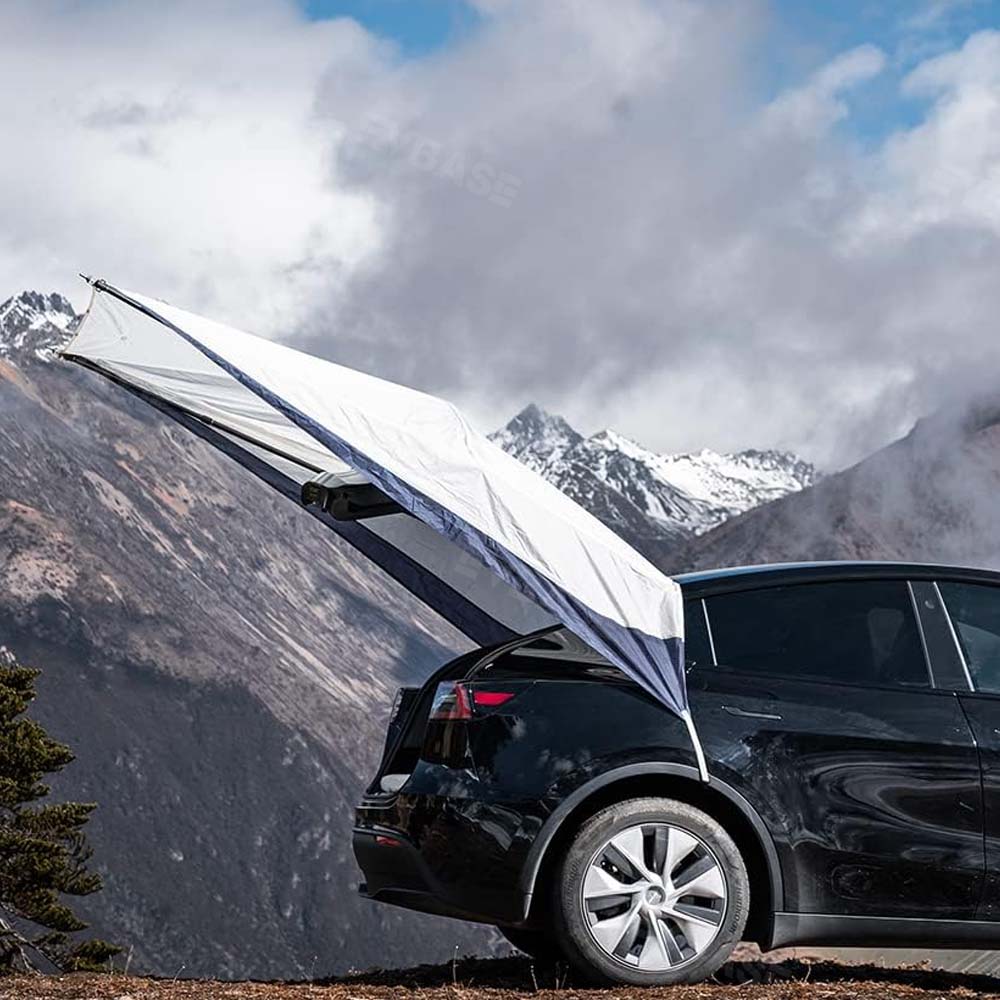 Model Y Tailgate Camping Tent Portable Tarp Canopy Awning Sun Shelter Road Trip Camping for Tesla