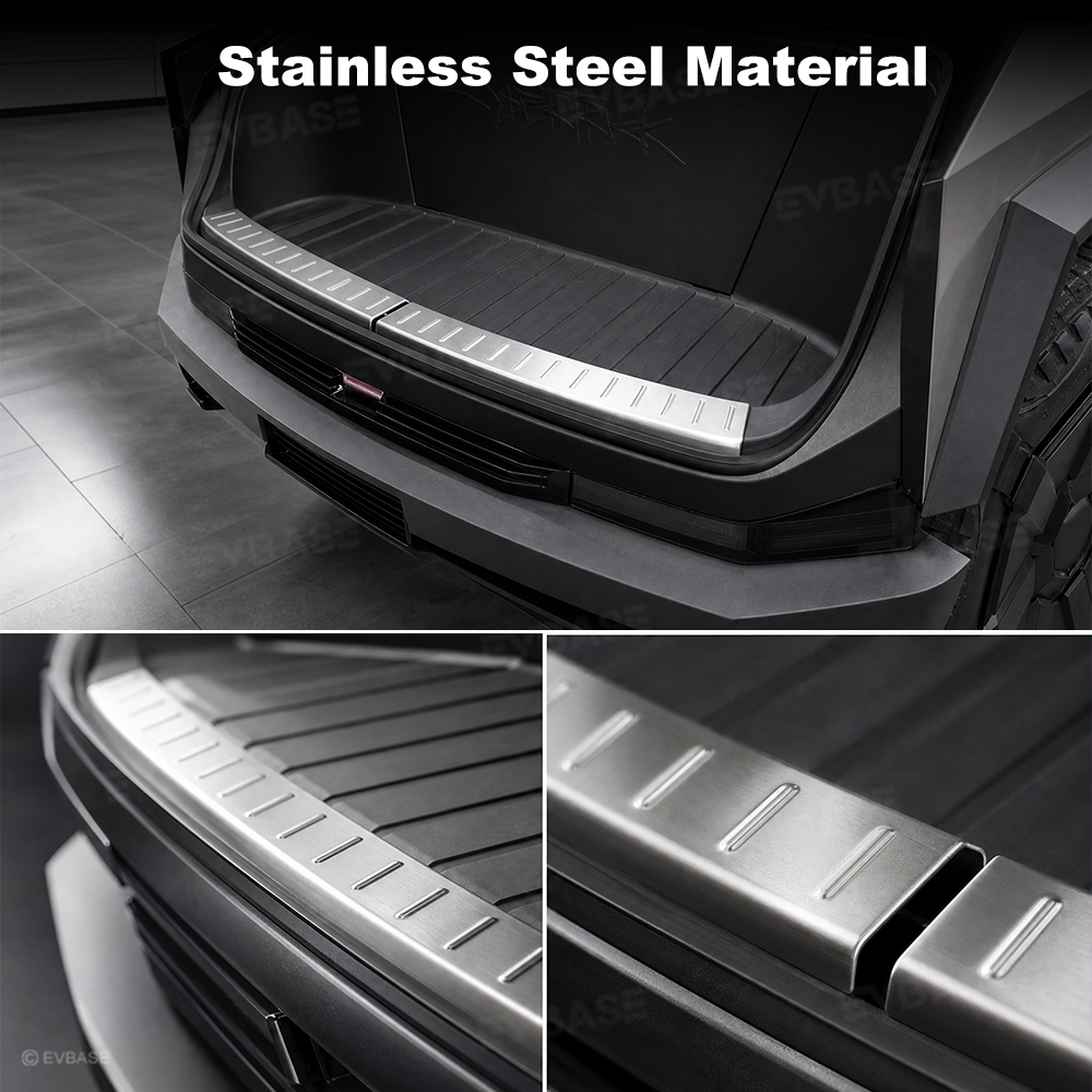 Cybertruck Front Trunk Sill Protector Stainless Steel Threshold Guard Cover