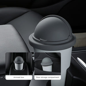 EVBASE Tesla Model 3 Y X S Cupholder Trash Can Tesla Interior Accessories