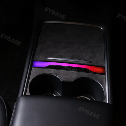 Tesla RGB USB Hub Adapter With Ambient Light Model Y Juniper Center Console Multiport Hub Adapter