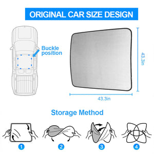 Rivian Sunshade R1T R1S Roof Sun Shade Rivian Interior Accessories