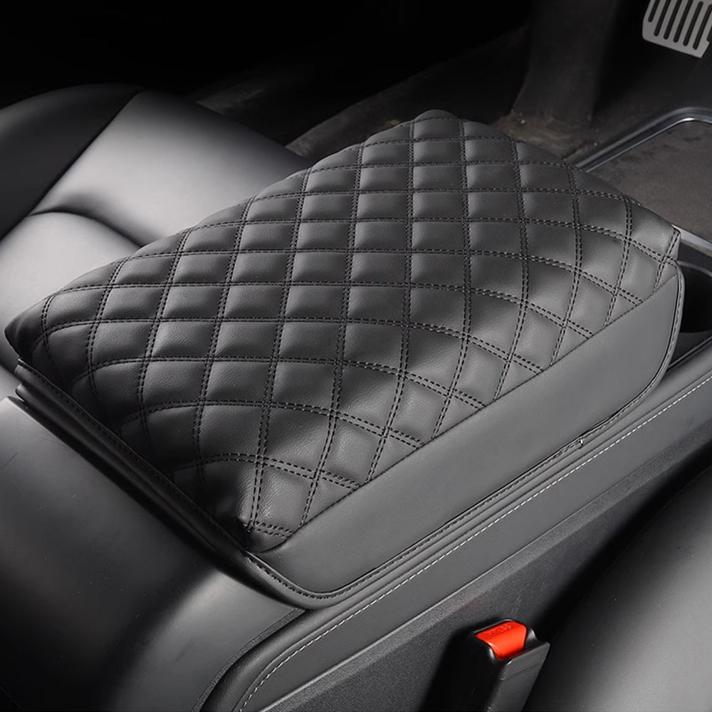Model 3 Y Armrest Cushion Leather Waterproof for Tesla Armrest Box Pad Cover
