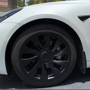 EVBASE Modelo 3 18inch Überturbine Cubierta de rueda para Tesla 3 18inch Turbine Wheel Cap Kit 4PCS Negro mate