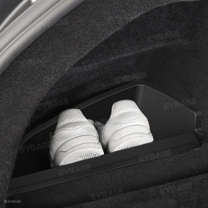 Model S Rear Trunk Organizer Storage Boxes TPE Side Trunk Bins for Tesla