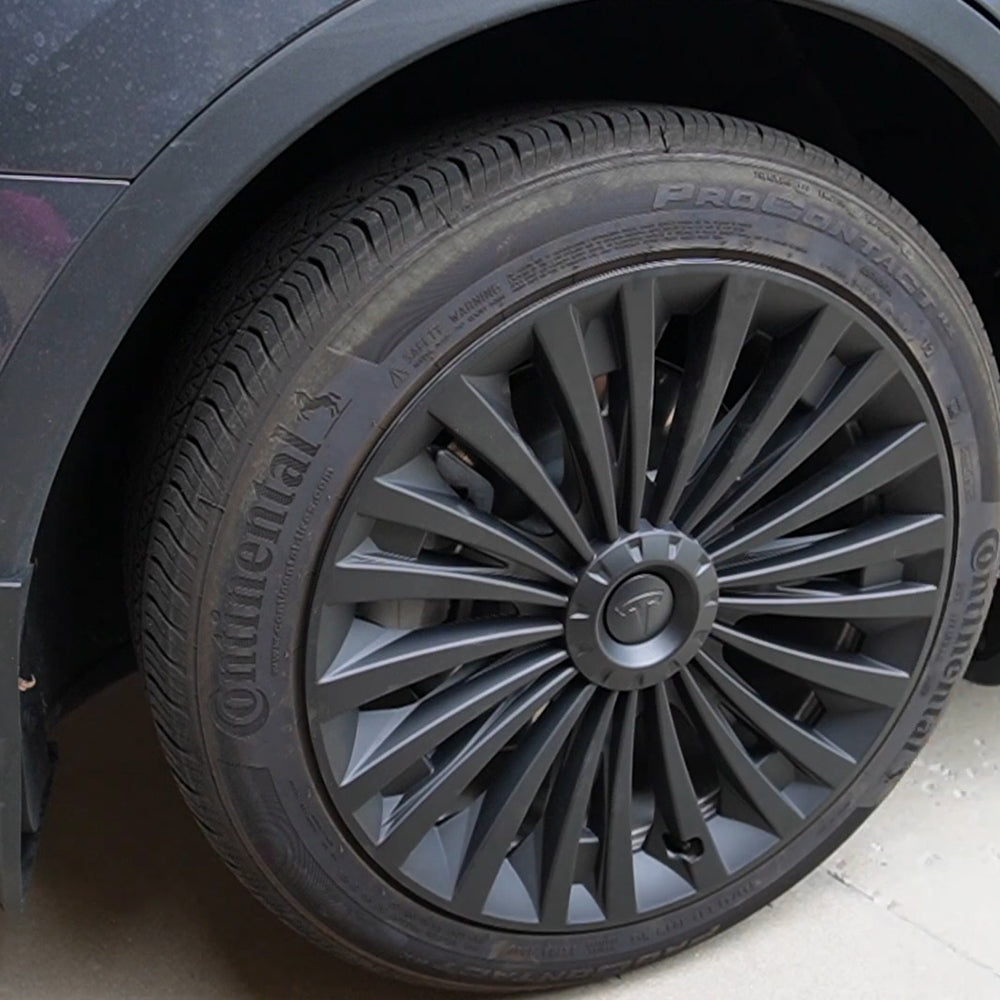 Tesla Model Y Wheel Cover Hubcaps 19-Inch Hub Cap Replacement 4pcs For Tesla Accessories