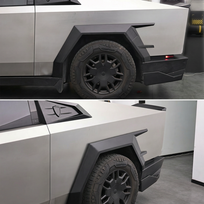 Cybertruck Armor Fender Flares Cover Off-Road Protection ABS Front & Rear Wheel Arches Eyebrow Protector Trim