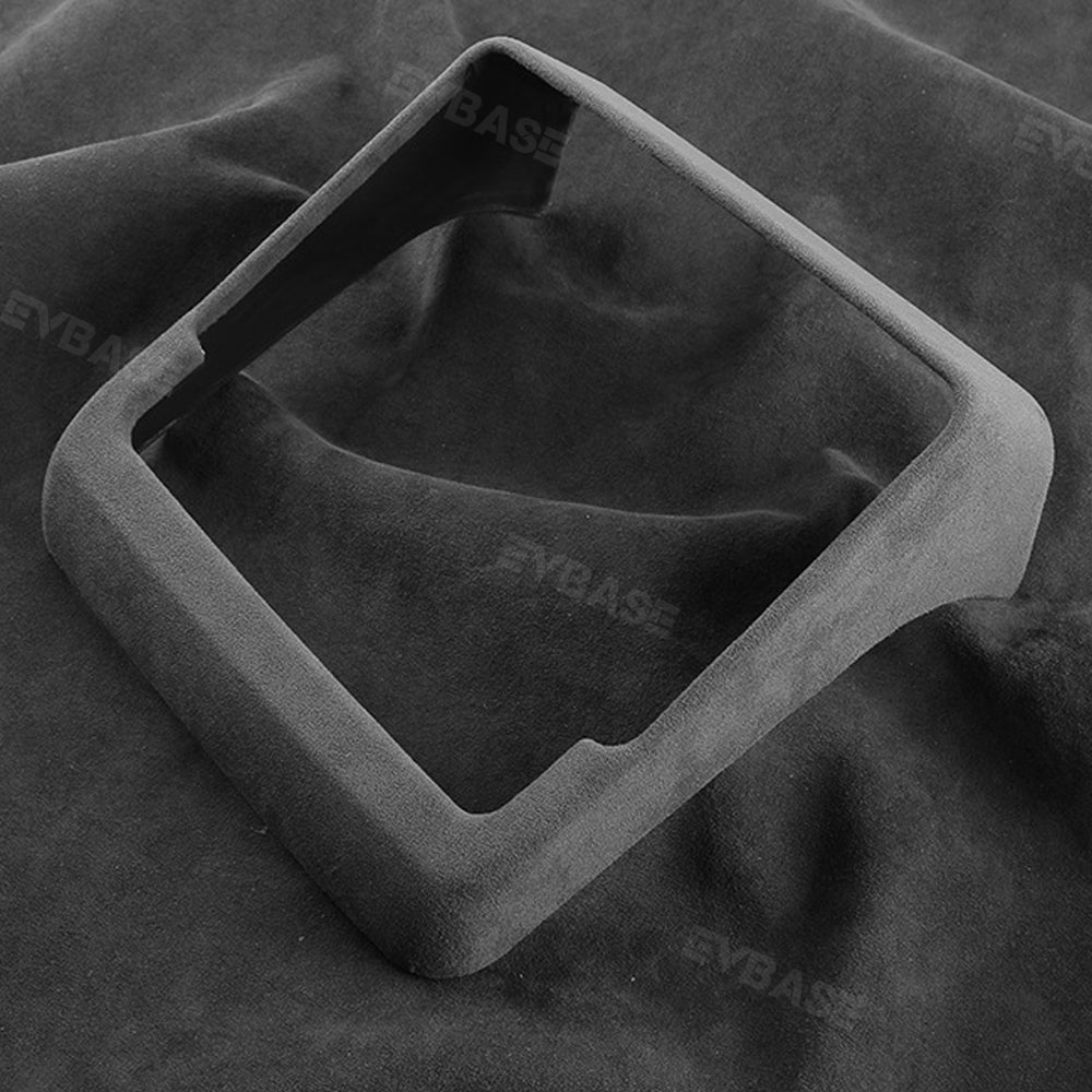 Model 3 Highland Real Alcantara Rear Screen Frame Cover Air Outlet Protector Rear Air Vent Covers Sticker for Tesla