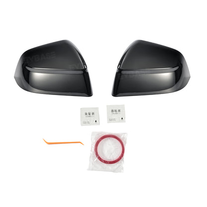 Model Y Juniper Side Mirror Cover Overlay Performance-Inspired Upgrade Rearview Mirror Cap Glossy Black