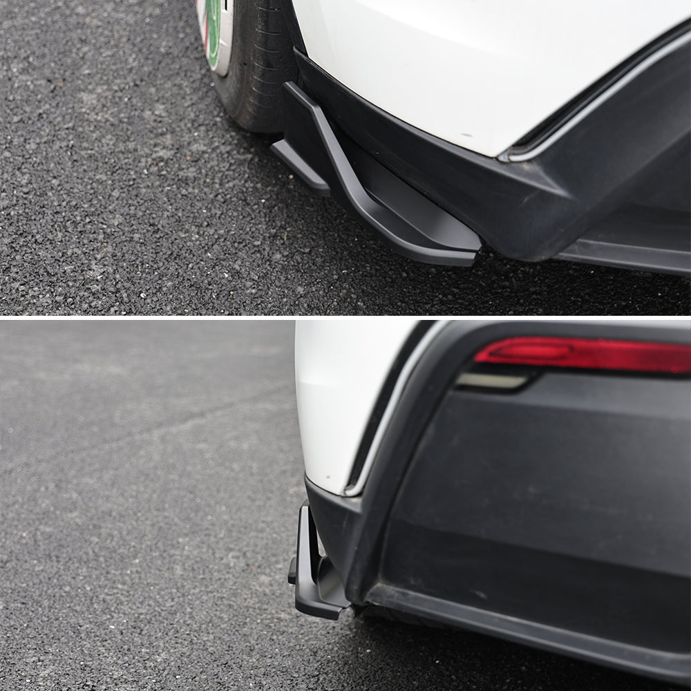 Model Y Juniper Rear Bumper Lip Side Splitter ABS Sport Style Rear Bumper Corner Extensions