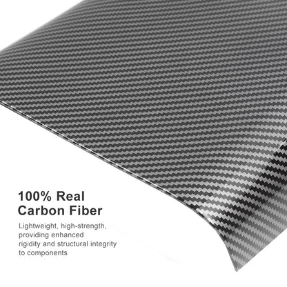 Model 3/Y Rear Door Sill Prevention Kick Plate Rear Guard Pedal | Carbon Fiber Texture for Tesla