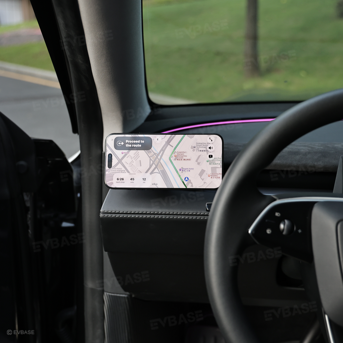 Model Y Juniper/ Y L/ 3 Highland A-Pillar Magnetic Phone Mount Dashboard Side Phone Holder