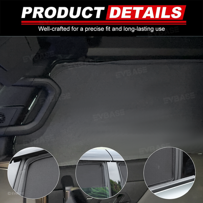 Side Window Sunshade for Hummer EV SUV Privacy Shade UV Rays Protection Sun Visor