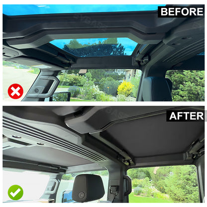 Glass Roof Sunshade for Hummer EV Ice Crystal Sun Shield Foldable Sunroof Shade