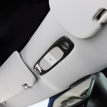 Tesla Model Y 3 Carbon Fiber Interior Accessories Reading Light Cover Trim