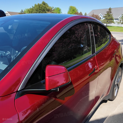Model Y/ Y Juniper Rain Guards Side Window Visors ABS Wind Deflectors for Tesla