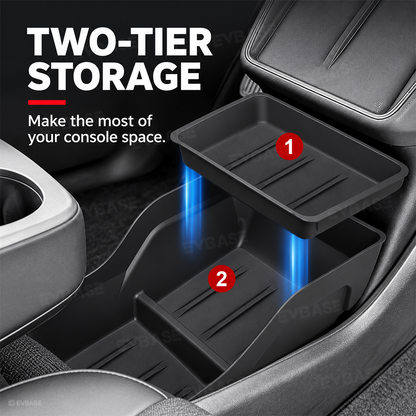 Model Y Juniper Standard Lower Center Console Organizer Under Console Storage Tray 2.0