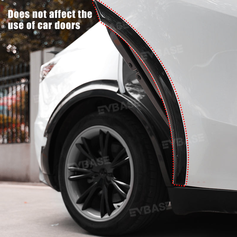 Model Y Fender Flares Wide Body Wheel Arches Extensions Edge Trim Protector With Radar Cutout for Tesla