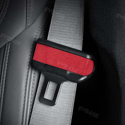 Model 3 Highland Real Alcantara Seat Belt Fascia Cover for Tesla