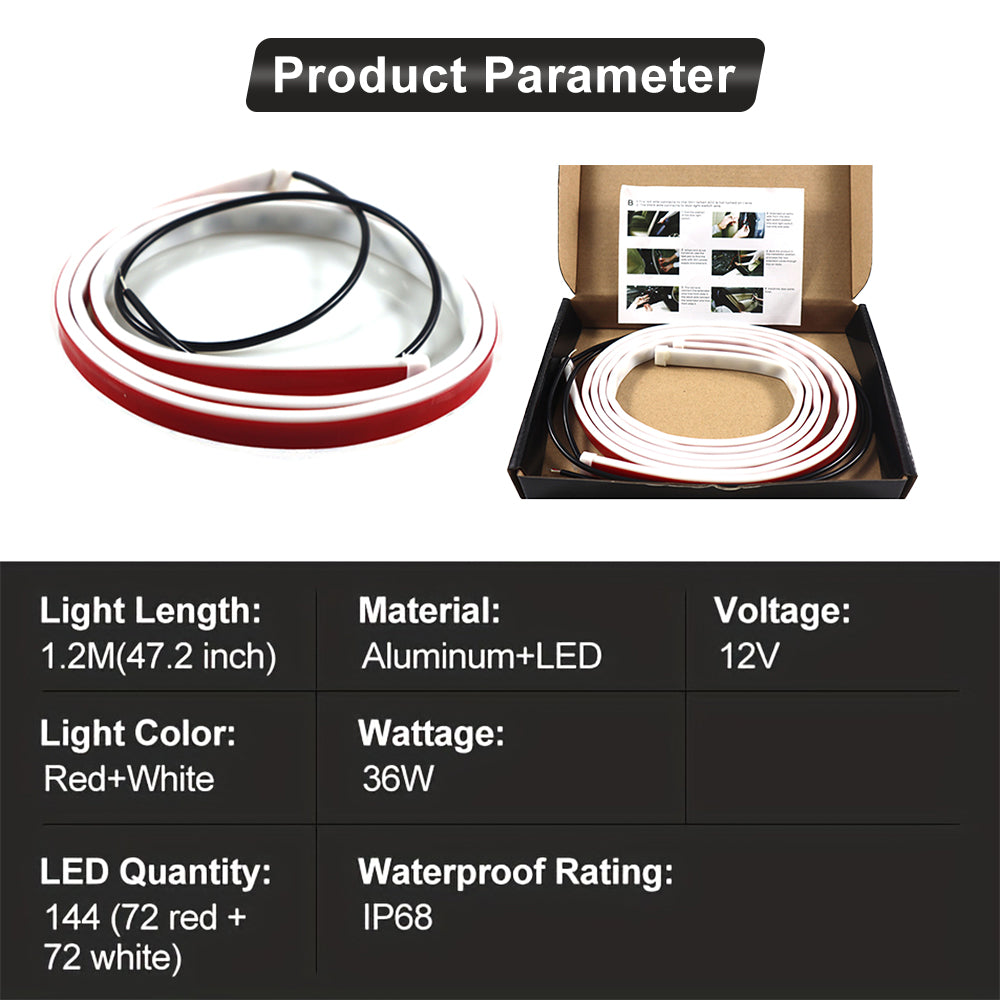 Model 3 Y X S Warning Light Door Strips Interior Ambient Light LED for Tesla