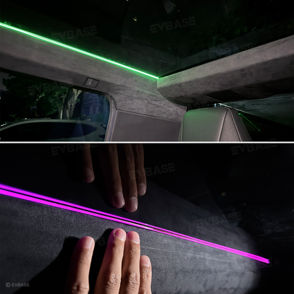 Cybertruck Sunroof Ambient Lighting RGB Interior Roof Lights with Factory Screen Control