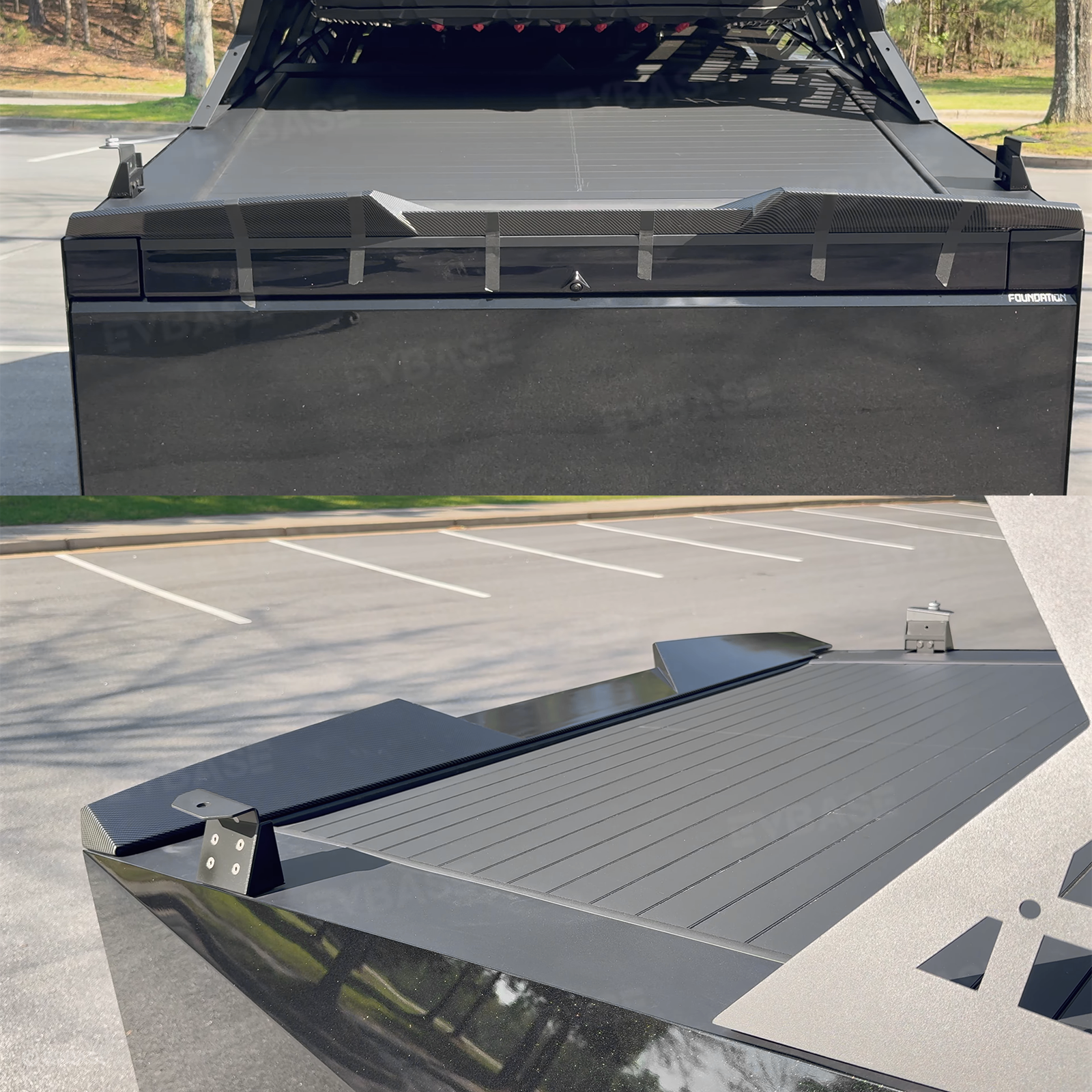 Cybertruck Rear Spoiler ABS Tailgate Lip Spoiler for Tesla