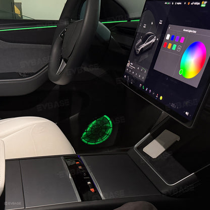 Model Y Juniper Interior Ambient Lighting Kit RGB LED Lights Strip with Factory Screen Control