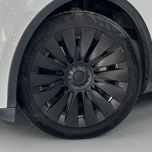 Tesla Wheel Caps Model Y Induction Wheel Covers 19 inch Matte 4PCS for  Gemini Wheels 2020-2024 Year