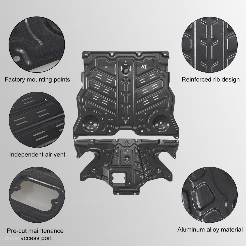 Model Y/ Y Juniper & Model 3/ 3 Highland Skid Plate Overlanding & Ultra Protection Aluminum Alloy Underbody Protection Cover