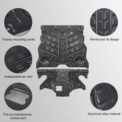 Model Y/ Y Juniper & Model 3/ 3 Highland Skid Plate Overlanding & Ultra Protection Aluminum Alloy Underbody Protection Cover