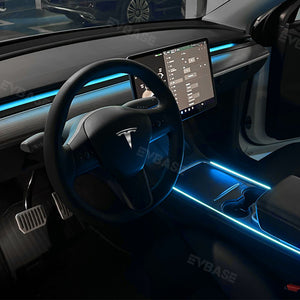 Model 3 Y Center Console Streamer Ambient Light Tesla Interior Light Accessories