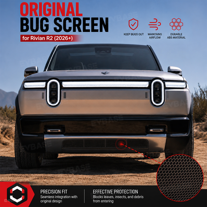 Grille Mesh Insert for Rivian R2 Front Bumper Radiator Protective Mesh Grille Panel Bug & Debris Screen