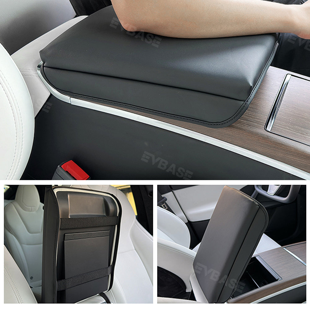 For New Tesla Model 3 2024 Highland Center Console Armrest Storage  Organizer Central storage Box PC material black Accessories - AliExpress