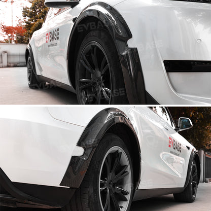 Model Y Fender Flares Wide Body Wheel Arches Extensions Edge Trim Protector With Radar Cutout for Tesla