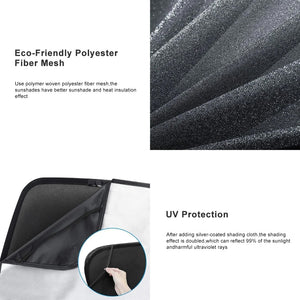 EVBASE Tesla Model Y Starry Sky Sunroof Sunshade with Silver Coated Cloth